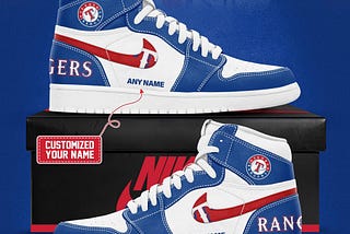 MLB Texas Rangers Adrian To The Hall Of Fame Air Jordan 1 Hightop Shoes