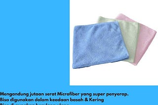 Lap dapur microfiber