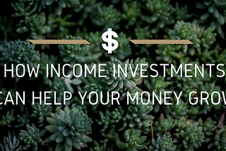 I Want To Grow My Money…Why Would I Need Any Income Investments?