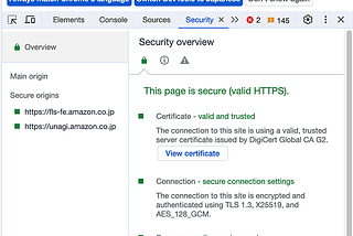 Server certificate and anti-spoofing measures