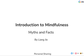 My takeaways from my first mindfulness class facilitation