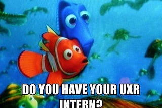 Do you have your UX Research intern?