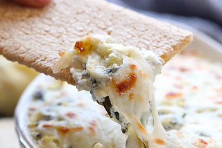 Lightened Up Spinach and Artichoke Dip