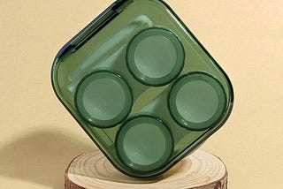 Unicornlens Scandi Duo Case Compact Lens Travel Kit (Green)