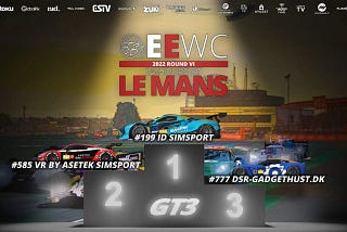 24-Hours at Le Mans - GT3 Podium