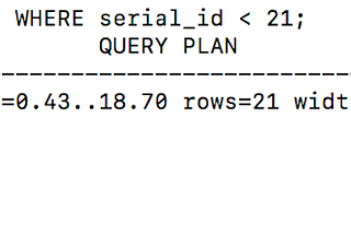 Optimization with Explain Analyze