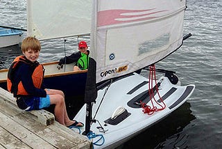 Open Bic dinghy…. a new generation