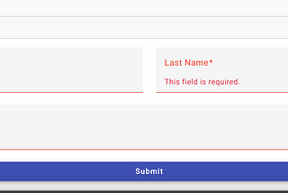 How to use Angular Material with Validation On ABP