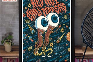 Red Hot Chili Peppers The Pavilion At Star Lake, Burgettstown PA July 2, 2024 Show Poster