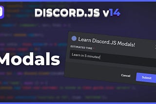 Discord.JS Modals