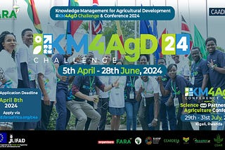 Call for Applications: Knowledge Management for Agricultural Development (KM4AgD) Challenge 2024…