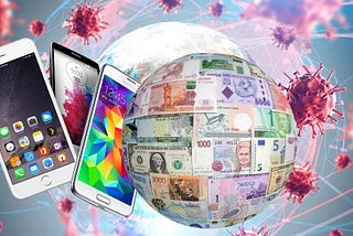 Covid-19 Contamination on Bank Notes and Smartphone Screens