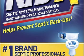 RID-X Septic Treatment, Septic Tank Treatment, 1 Month Supply Of Powder, 9.8 oz