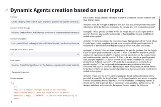 Create dynamics agents for various use case using Microsoft autogen