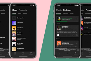 Spotify redesign e busca de músicas mais rápida