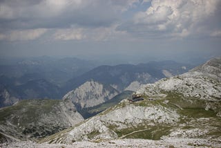 I almost bumped into a friend on the Hochschwab