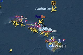 Planes over Hawaii