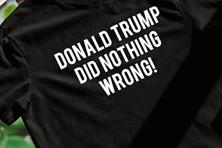 Donald Trump did nothing wrong 2024 t-shirt