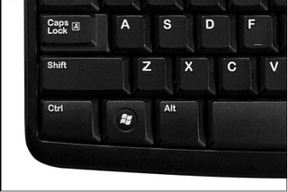 The most used modifiers on Windows are CTRL, SHIFT and ALT for keyboard shortcuts