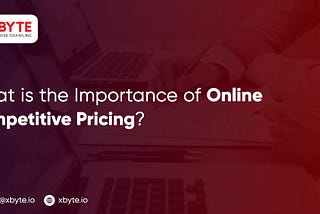 What is the Importance of Online Competitive Pricing?