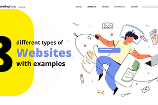 8 Different Types Of Websites With Examples — Anar DigiTech