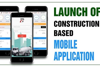 Launch of DR Ready Mix Concrete Mobile App