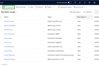 Enhancements to ‘Focused View’ and its usage within Dynamics 365