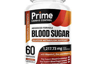 Prime Cardio Control Blood Sugar Formula Review- Official Website
