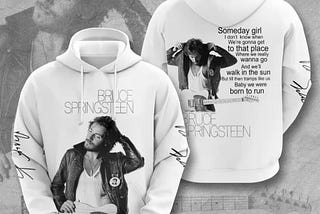 Bruce Springsteen E Street Band World Tour 2024 Music Graphics Design 3D Hoodie
