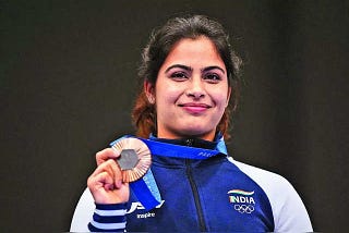 Manu bhakar, 1st Indian women to win Medal at shooting
