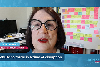 Surviving and Thriving in a World of Disruption | ACHNET