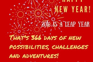 Be amazing in 2016!
#2016leapyear #extraday #learnenglish #lexiconology