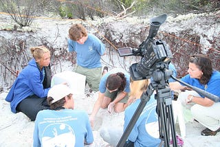 Image of a peopel making a video