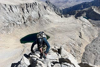 Climbing Mt Whitney via the East Buttress