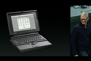 The original Powerbook that was released 25 years ago.