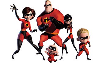The Parr family — The Incredibles