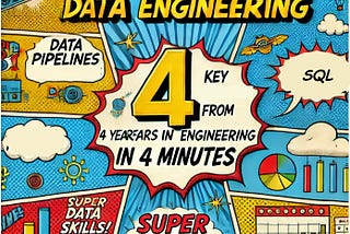4 Key Takeaways from 4 Years in Data Engineering in 4 Minutes