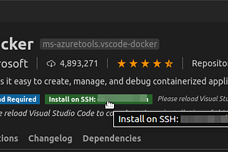 Open Containers in Remote SSH Hosts using VSCode