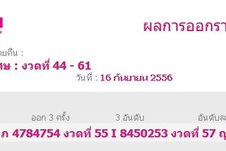 เปิดประตูดวงด้วย “สลากออมสิน”