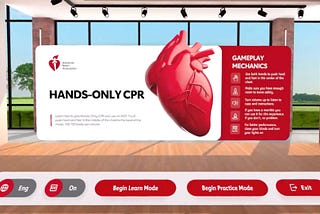 American Heart Association’s Hands-Only CPR VR Experience