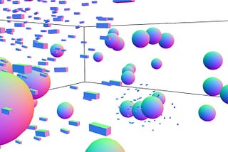 Experiment with 3D Boids and JavaScript