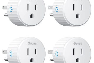 Govee Smart Plug, Wi-Fi Plugs Work with Alexa & Google Assistant, Smart Outlet with Timer & Group…