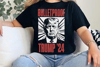 Bulletproof Trump ’24 T ShirtBulletproof Trump ’24 T Shirt