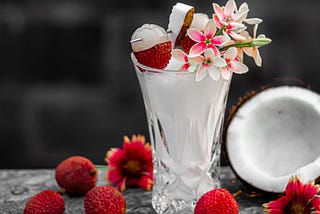 Lychee Colada: A True Summer Treat.