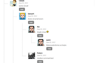 Nested commenting system without using any Gem