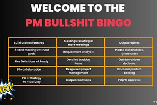 Are You Winning the PM Bullshit Bingo?