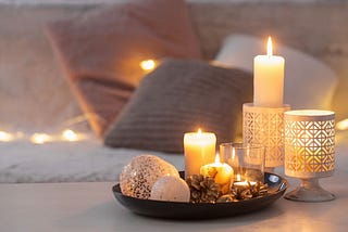 Decorate the Rooms with Scented Candles