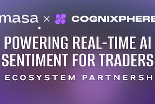 Masa CogniXphere ke Sath Partnership Karte hue Real-Time AI Sentiment ko Traders ke Liye Power…