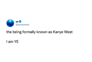 Ye Heard It Here: Kanye West Is Now Officially Known as Ye