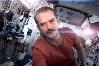 I hugged Chris Hadfield